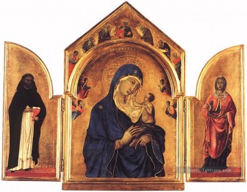  Triptyque Tableaux - Triptyque école siennoise Duccio